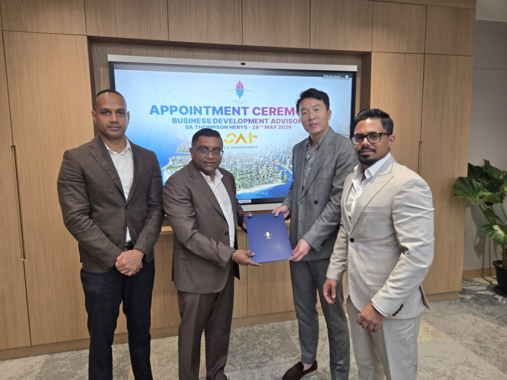 S. A. Thomson Nerys Appointed as International Business Development Adviser for Port City Colombo